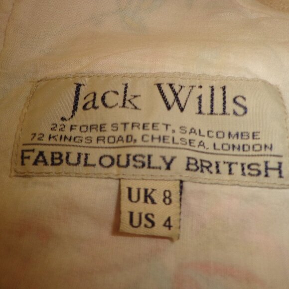 NWOT Jack Willis Fabulously British Lined Mini Sundress US 4 Floral Zip Closure - Picture 16 of 16